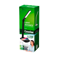 Светильник настольный Camelion KD-825 16W 230V IP20 на основании сенс. беспр. зар. Qi белый (1/12)