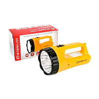 Фонарь туристический Ultraflash LED3816SM 0.9W 9LED от аккумулятора IP22 прямая подзарядка черный же