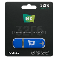 Флеш-накопитель MORE CHOICE МФБ32 2.0 32GB USB2.0 пластик синий 