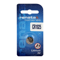 Батарейка Renata CR1025 BL1 Lithium 3V (10/300/2400)