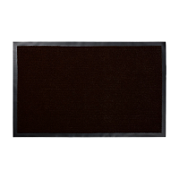 Коврик придверный VORTEX "TRIP" 50х80см ребристый коричневый (1/10)