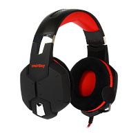 Наушники полноразмерные Smartbuy Rush Viper с микр. игровые черный красный 