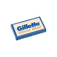 Лезвия Gillette Stainless Silver Blue двустронние 5шт в упаковке, цена за 1 лезвие (5/100/1200)