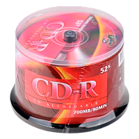 Диск CD-R VS 700MB 52x 50шт. cake box (50/250) 