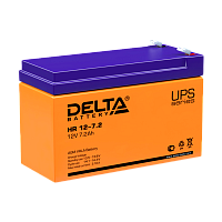 Аккумулятор свинцово-кислотный Delta HR 12-7.2 12V 7.2Ah (1/5) 