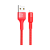 Кабель HOCO X26 USB (m)-Type-C (m) 1.0м 2.0A нейлон красный (1/30/300)