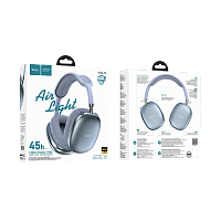 Наушники полноразмерные HOCO W35 Air bluetooth 5.3 с микр. синий (1/40) 