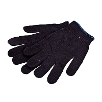 Перчатки Рыжий кот ХБ 1 пара черный (1/10/200)