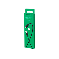 Кабель Borofone BX19 USB (m)-Lightning (m) 1м 2.4A ПВХ черный (1/648)