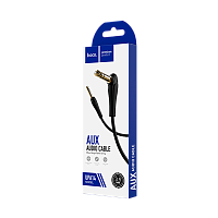 Кабель AUX HOCO UPA14 Jack 3.5mm (m)-Jack 3.5mm (m) 1м TPE черный (1/30/300)