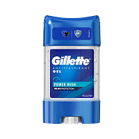 Дезодорант мужской Gillette Power Rush гелевый 70мл (1/6)