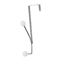 Вешалка подвесная Рыжий кот W4240 2 крючка хром (1/48)