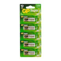 Батарейка GP Super LR6 AA BL5 Alkaline 1.5V отрывные (5/60/600) R 
