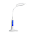 Светильник настольный Camelion KD-823 8W 230V 1LED на основании сенс. термометр белый (1/10)