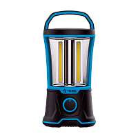 Фонарь туристический Космос 6011 Premium 12W COB от аккумулятора черный голубой (1/10)
