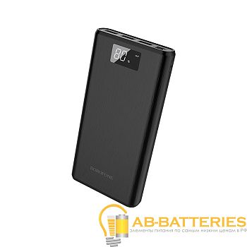 Внешний аккумулятор Borofone BT2D 30000mAh 2.0A 2USB/Type-C черный (1/35)