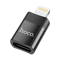 Адаптер HOCO UA17 Lightning (m)-USB3.0 (f) черный (1/37/370)