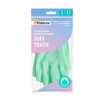 Перчатки Paterra L латексные с алоэ 1 пара в упаковке (1/24)