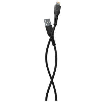 Кабель MORE CHOICE K16i USB (m)-Lightning (m) 1м 2.0A TPE черный