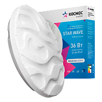 Светильник настенно-потолочный Космос STAR WAVE 4000 Classic 36W 230V LED белый (1/20)