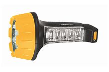 Фонарь туристический Ultraflash LED3819 2W 15+10LED от аккумулятора прямая подзарядка черный желтый