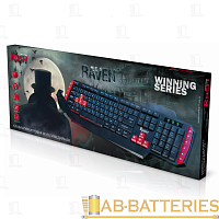 Клавиатура проводная Smartbuy 200 RUSH Raven игровая USB 1.5м черный (1/20)