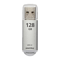 Флеш-накопитель Smartbuy V-Cut 128GB USB3.1 пластик серебряный