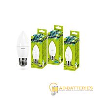 Лампа светодиодная Ergolux C35 E27 9W 6500К 172-265V свеча (1/10/100)