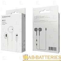 Наушники вставные Borofone BM32 Plus bluetooth 5.0 с микр. белый (1/32/192)
