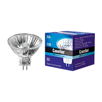 Лампа галогенная Camelion MR16 GU5.3 35W 2800К 220-240V софит 35мм прозрачная (1/5/200)