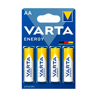Батарейка Varta ENERGY LR6 AA BL4 Alkaline 1.5V (4106) (4/80/400) 