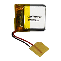 Аккумулятор Li-Pol GoPower LP502020 PK1 3.7V 150mAh с защитой (1/10)