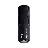 Флеш-накопитель Smartbuy Clue 8GB USB2.0 пластик черный 