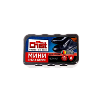 Губка для гладкой кожи CHIST Мини 50х40х40мм черный (1/48)