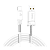 Кабель HOCO X24 USB (m)-Type-C (m) 1.0м 2.4A TPE белый (1/31/310)