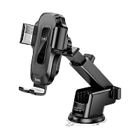 Держатель автомобильный HOCO HW3 присоска черный (1/71)