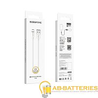 Кабель Borofone BX22 USB (m)-microUSB (m) 1.0м 2.0A ПВХ белый (1/648)