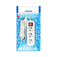 Удлинитель Smartbuy 3р.С/З 16A 7.0м с выкл. ПВС 3x1мм² белый (1/30)