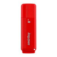 Флеш-накопитель Smartbuy Dock 8GB USB2.0 пластик красный