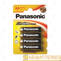 Батарейка Panasonic Alkaline power LR6 AA BL4 1.5V PR (4/48/240)