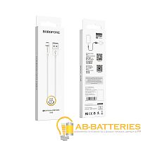 Кабель Borofone BX22 USB (m)-microUSB (m) 1м 2.0A ПВХ белый (1/648)