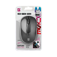 Мышь беспроводная Defender MM-285 Datum классическая USB черный (1/40)