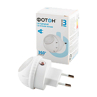 Ночник Фотон NM-360L 0.05W 220V 1 режим белый (1/10)