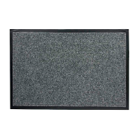 Коврик придверный VORTEX "TRIP" 60х90см ребристый серый (1/10)