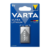 Батарейка Varta Ультра/ULTRA Крона 6FR22 BL1 Lithium 9V (6122) (1/10/50) 