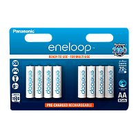 Аккумулятор предзаряженный RTU Panasonic HR6 AA BL8 NI-MH eneloop 1900mAh (8/80/320)