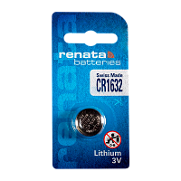 Батарейка Renata CR1632 BL1 Lithium 3V (10/300/2400)