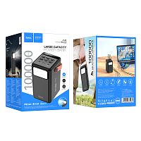 Внешний аккумулятор HOCO J142 100000mAh черный (1/9)