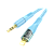 Кабель AUX HOCO UPA25 Jack 3.5mm (m)-Lightning (m) 1.0м нейлон синий (1/31/310)