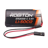 Батарейка ROBITON ER26500-DP С с коннектором PH1 (1/10/200)